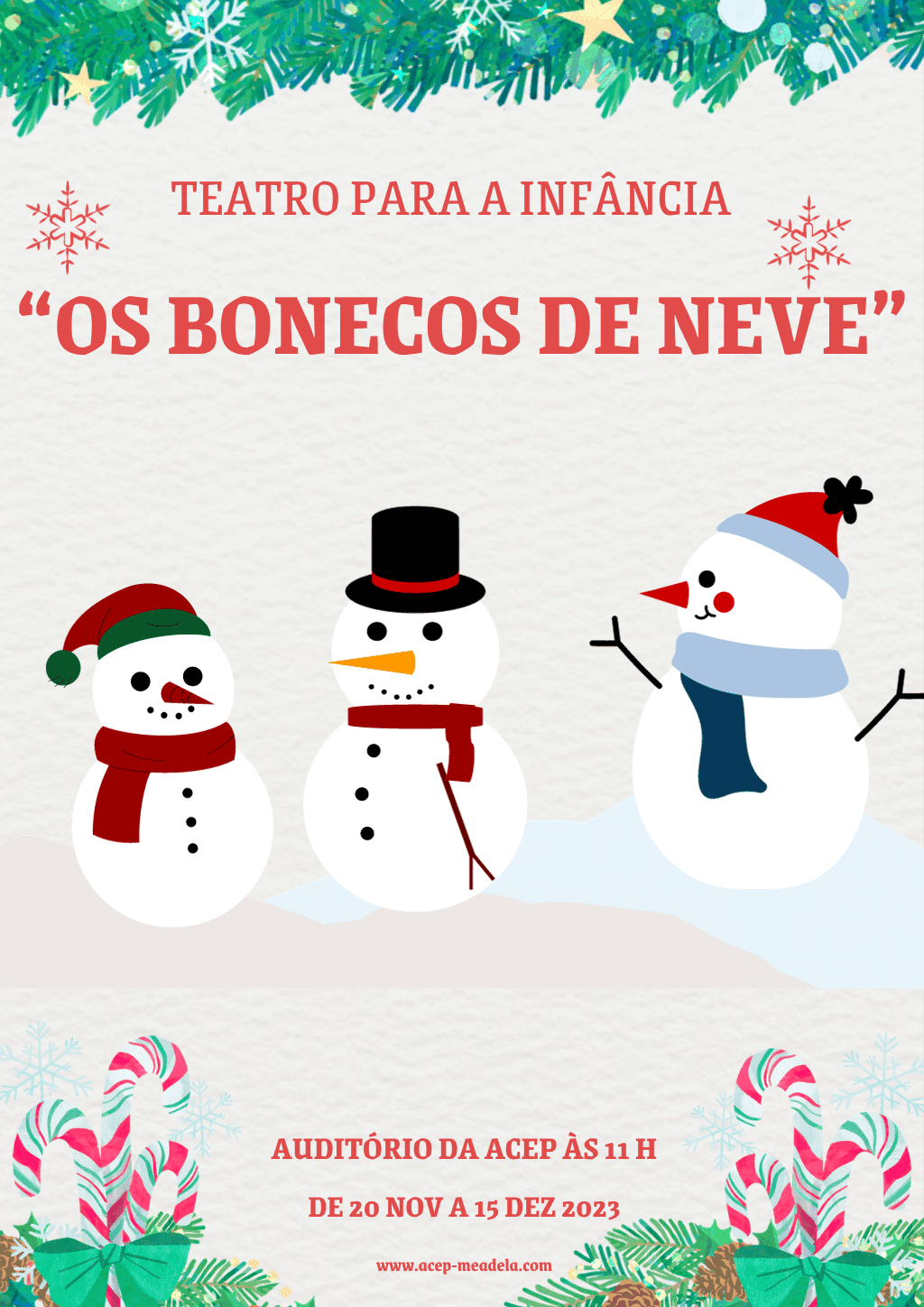 Teatro de Natal “Os Bonecos de Neve”